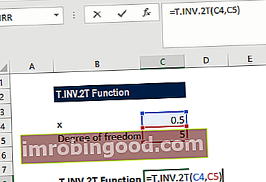 Funktsioon T.INV.2T - näide 1