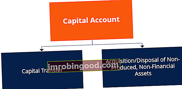 Podúčty kapitálového účtu