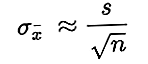 Пример стандардне девијације - формула