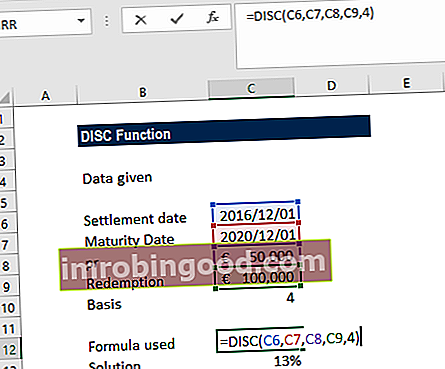 DISC funkcija - 2.a piemērs