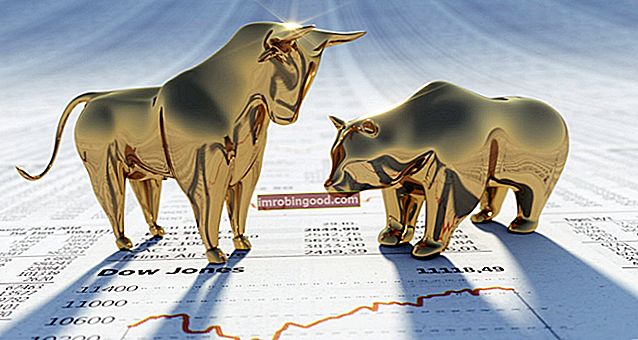 Dow Jonesi tööstuslik keskmine - Golden Bull und Bear