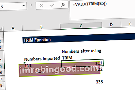 Funkce TRIM - Příklad 2d